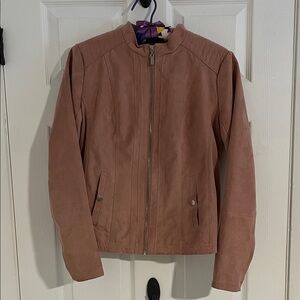 New Directions Women's light pink Bomber Jacket